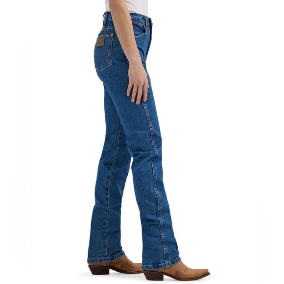 Wrangler Women's Cowboy Cut High Rise Slim Fit Tapered Leg Jeans NEW SZ 0 X 30 - Picture 2 of 7